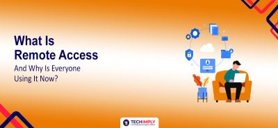 remote access connection on laptop screen
