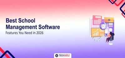 Dashboard showcasing key school management software features for modern educational institutions