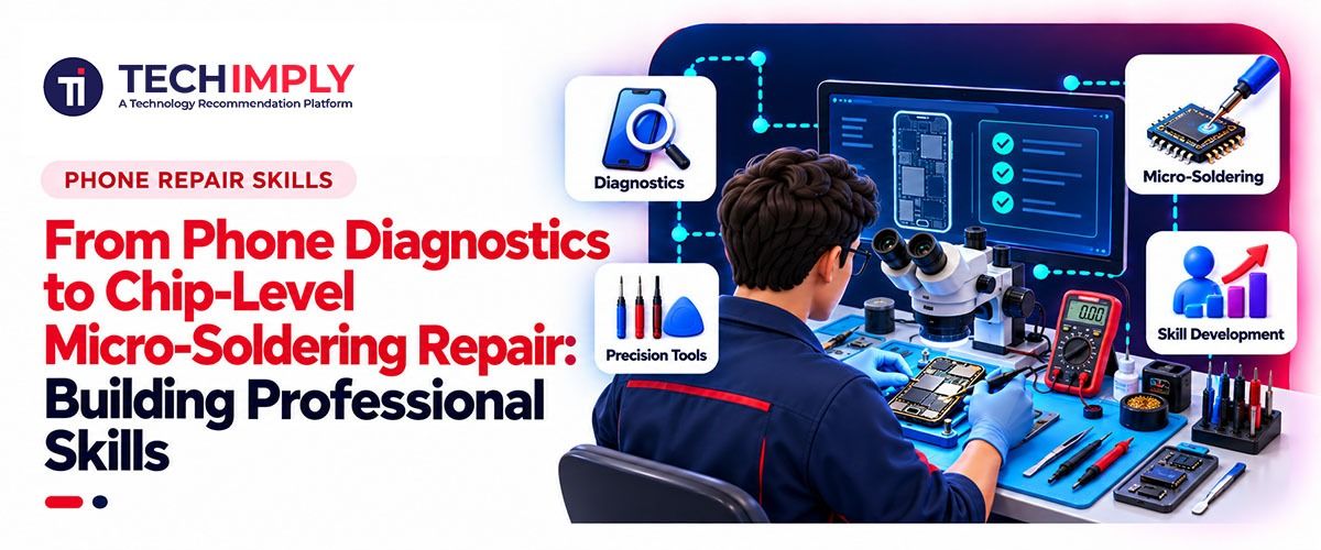 Phone Diagnostics to Chip-Level Micro-Soldering