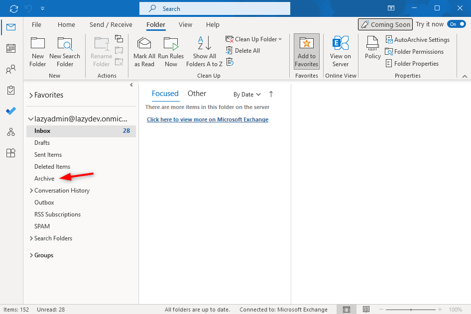 Microsoft Exchange Online Archiving Microsoft Exchange Online Archiving
