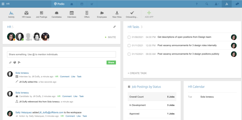 Podio CRM