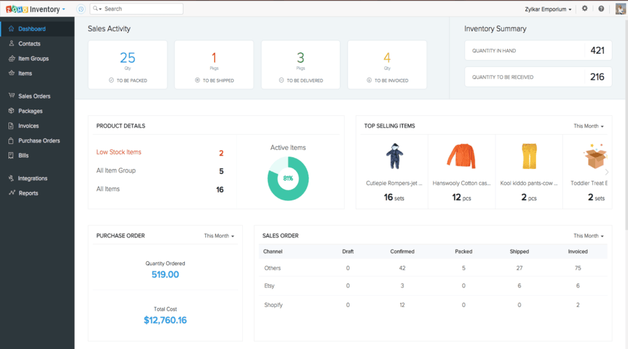 Zoho apps