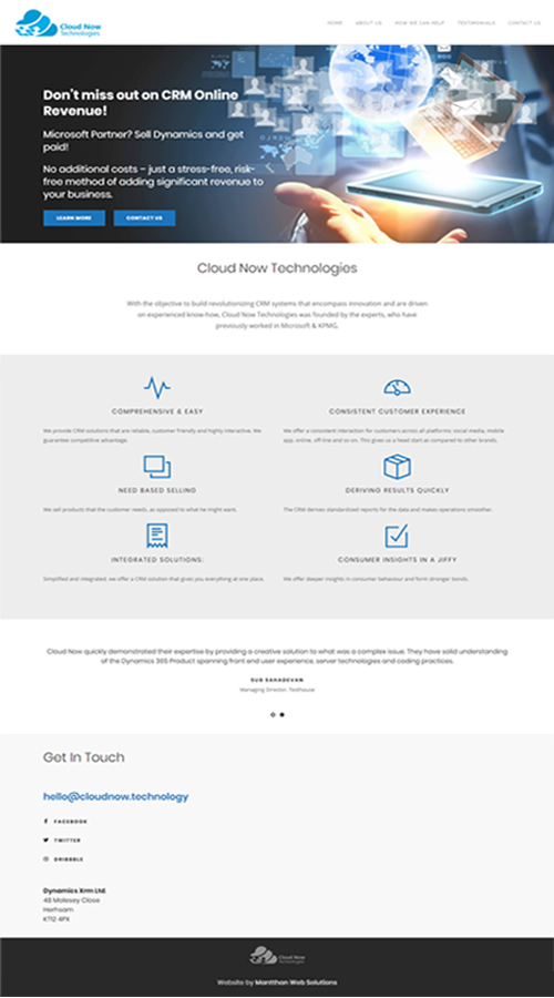 CLOLUD NOW TECHNOLOGIES