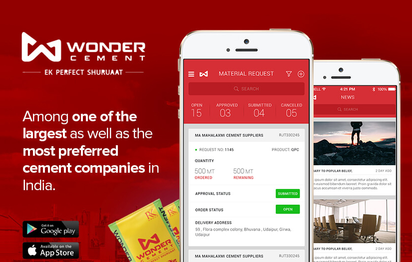 ENTERPRISE MOBILE APP FOR BUILDING MATERIAL MANUFACTURER