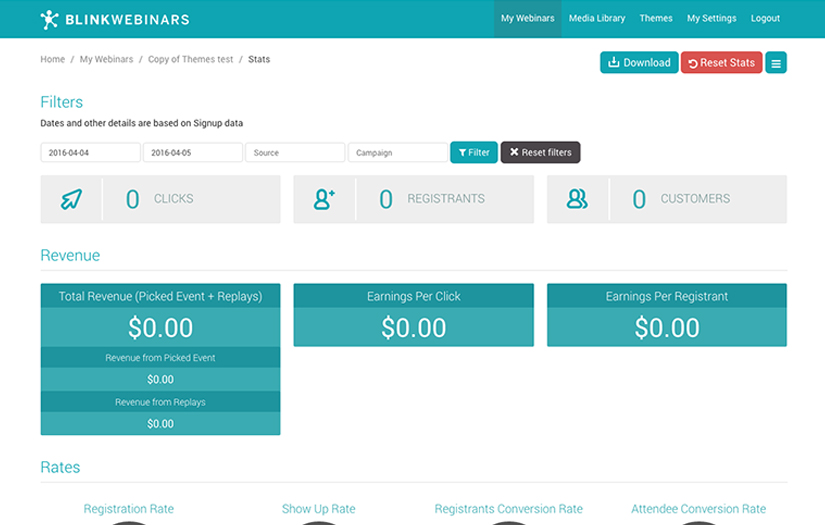 BLINK WEBINARS