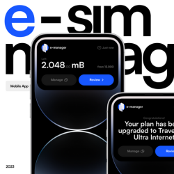 E-manager - E-Sim card management mobile app