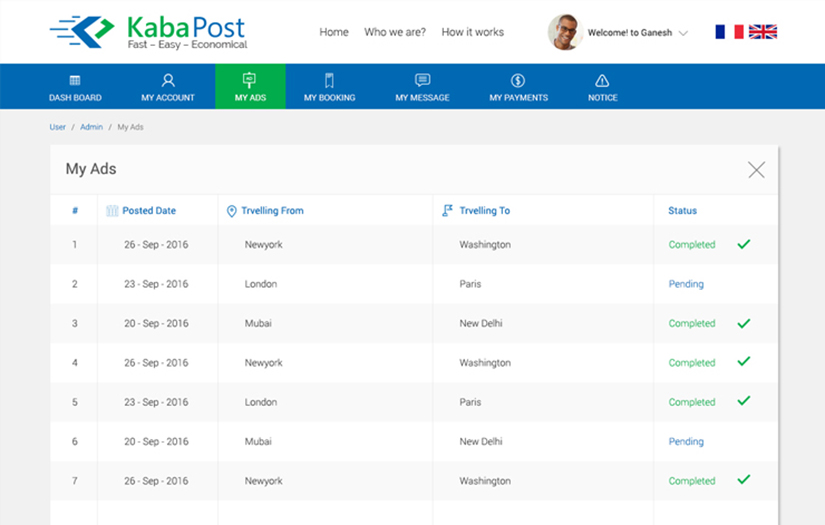 KABAPOST CUSTOM WEB APPLICATION DEVELOPMENT