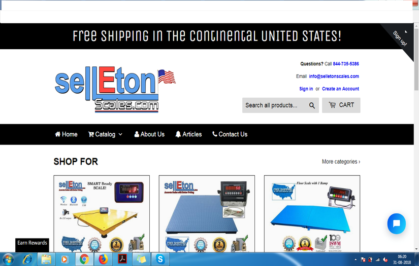 SELLETON SCALES ECOMMERCE PLATFORM