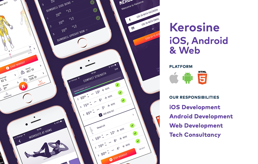 KEROSINE WEB IOS & ANDROID APP