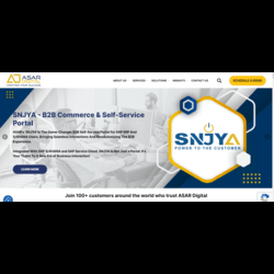 SNJYA - B2B Commerce & Self-Service Portal