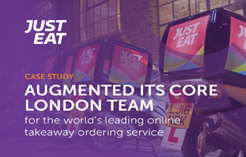 JUST EAT, THE WORLD’S LEADING ONLINE TAKEAWAY ORDERING SERVICE, AUGMENTED ITS CORE LONDON TEAM