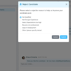 Candidate management