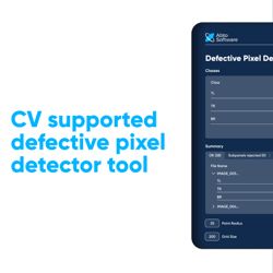CV supported defective pixel detector tool