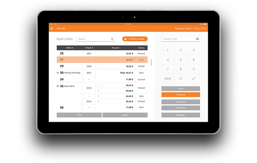 RESTAURANT POS MAITRE'D IN XAMARIN (C# / .NET)