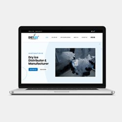Website Development for Dry Ice Distribution Manufacturer
