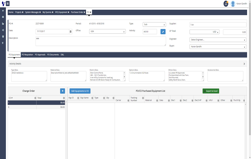 AUTOMOTIVE SUPPLIER PURCHASING PORTAL