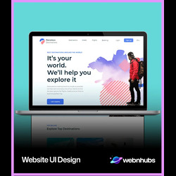 Marvelous Destinations – Travel Website UI Design